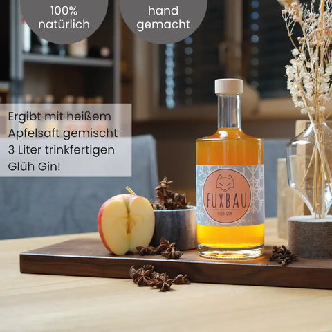 Glüh Gin 37,5%, die ginnvolle Alternative zu Glühwein